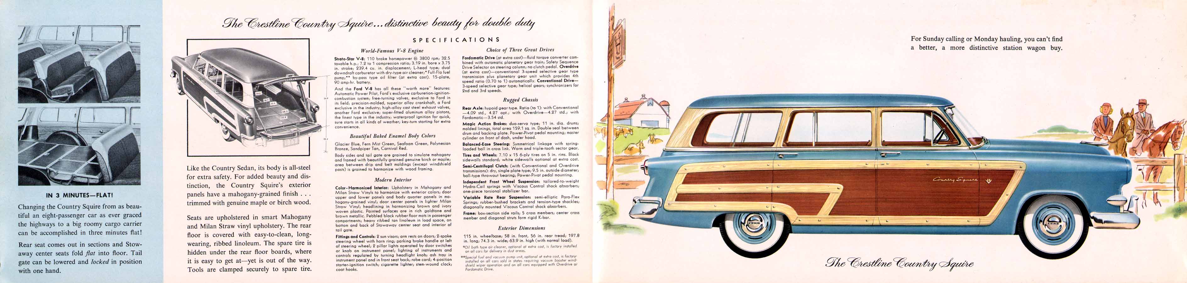 1953 Ford Brochure Page 9